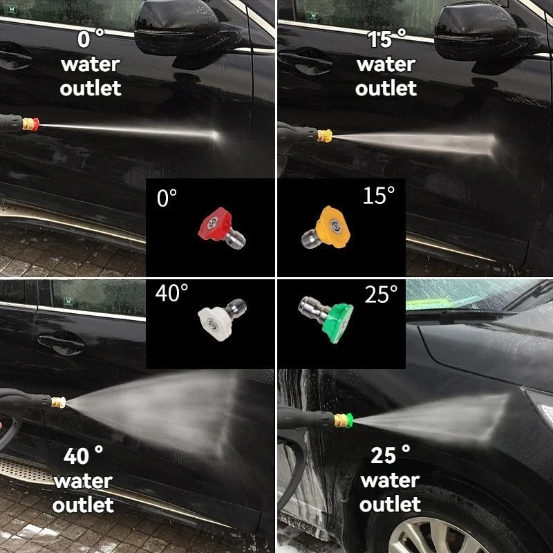 Hochdruckreiniger-Spritzpistole mit Schaumflasche